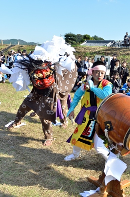 城辺下組・唐獅子の画像