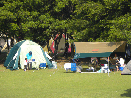 須ノ川公園のキャンプ画像