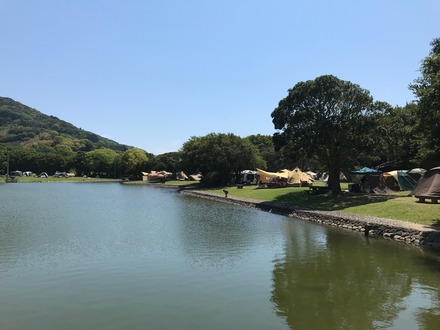 須ノ川公園のキャンプの画像