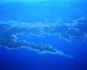 空から見た愛南町の画像