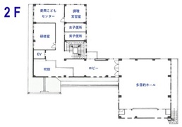 城辺公民館館内図2階