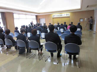 開会の挨拶