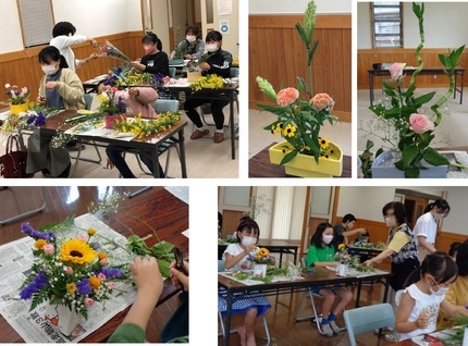 平城公民館こども生花教室の画像
