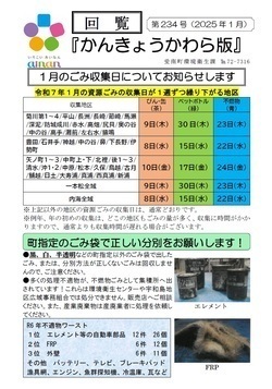 令和7年1月号表面の画像